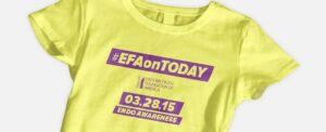 #efaontoday – Endometriosis Awareness Turning Today Show Plaza Yellow!